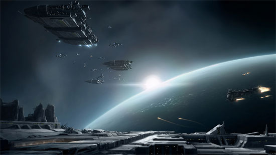 eve space battle